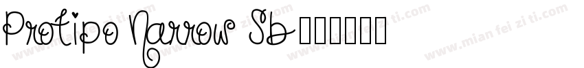 Protipo Narrow Sb字体转换